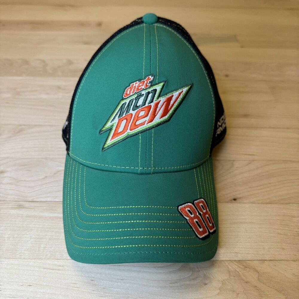 DaleEarnhardt Jr Diet Mountain Dew Under Armour Nascar Hat Back Strap Racing